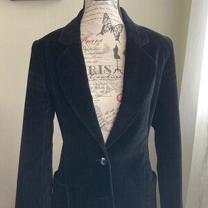 Joseph London Striped Corduroy Cotton Blazer Size Small
